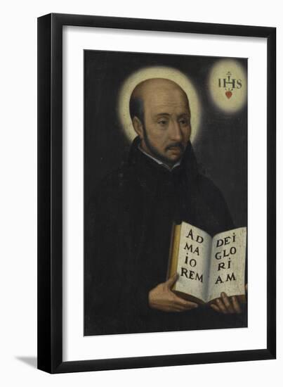 Portrait de saint Ignace de Loyola-null-Framed Giclee Print