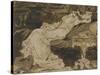 Portrait de Sarah Bernhardt, étude préparatoire-Georges Clairin-Stretched Canvas