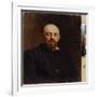 Portrait De Savva Mamontov (1841-1918), Fondateur Du Premier Opera Prive Russe. Peinture De Ilya Ye-Ilya Efimovich Repin-Framed Giclee Print