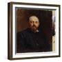 Portrait De Savva Mamontov (1841-1918), Fondateur Du Premier Opera Prive Russe. Peinture De Ilya Ye-Ilya Efimovich Repin-Framed Giclee Print