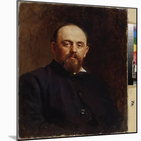 Portrait De Savva Mamontov (1841-1918), Fondateur Du Premier Opera Prive Russe. Peinture De Ilya Ye-Ilya Efimovich Repin-Mounted Giclee Print
