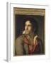 Portrait de son geolier-Jacques-Louis David-Framed Giclee Print