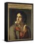 Portrait de son geolier-Jacques-Louis David-Framed Stretched Canvas