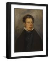 Portrait de Thalès Fielding-Eugene Delacroix-Framed Giclee Print