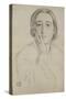 Portrait de Thérèse De Gas-Morbilli, étude pour le portrait de M. et Mme Edmondo Morbilli-Edgar Degas-Stretched Canvas