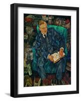 Portrait Dr. Hugo Koller, 1919-Egon Schiele-Framed Giclee Print