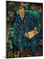 Portrait Dr. Hugo Koller, 1919-Egon Schiele-Mounted Giclee Print