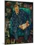 Portrait Dr. Hugo Koller, 1919-Egon Schiele-Mounted Giclee Print