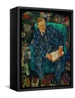 Portrait Dr. Hugo Koller, 1919-Egon Schiele-Framed Stretched Canvas