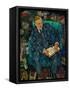 Portrait Dr. Hugo Koller, 1919-Egon Schiele-Framed Stretched Canvas