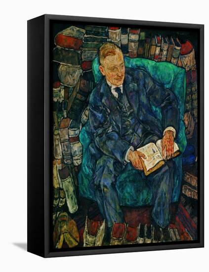 Portrait Dr. Hugo Koller, 1919-Egon Schiele-Framed Stretched Canvas