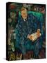 Portrait Dr. Hugo Koller, 1919-Egon Schiele-Stretched Canvas