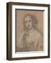 Portrait Drawing of a Lady-John Greenhill-Framed Giclee Print