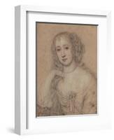 Portrait Drawing of a Lady-John Greenhill-Framed Giclee Print