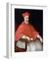 Portrait Du Cardinal Giovanni Delfino (1545-1622) - Peinture De Leandro Bassano (1557-1622), Huile-Leandro Da Ponte Bassano-Framed Giclee Print