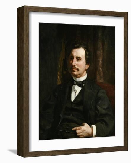 Portrait Du Colonel Barton Howard Jenks-Pierre-Auguste Renoir-Framed Giclee Print