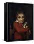 Portrait du Docteur Delzeuze enfant-Jacques-Louis David-Framed Stretched Canvas