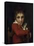Portrait du Docteur Delzeuze enfant-Jacques-Louis David-Stretched Canvas