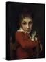 Portrait du Docteur Delzeuze enfant-Jacques-Louis David-Stretched Canvas