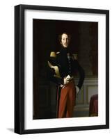 Portrait du Ferdinand Philippe, duc d'Orléans (1810-1842)-Jean-Auguste-Dominique Ingres-Framed Giclee Print