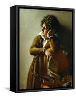 Portrait du jeune Romainville Trioson. Canvas, 73 x 59 R. F. 1991-13.-Anne-Louis Girodet de Roussy-Trioson-Framed Stretched Canvas