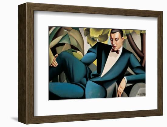 Portrait du Marquis d'Afflitto-Tamara de Lempicka-Framed Premium Giclee Print