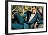 Portrait du Marquis d'Afflitto-Tamara de Lempicka-Framed Premium Giclee Print