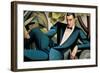 Portrait du Marquis d'Afflitto-Tamara de Lempicka-Framed Premium Giclee Print