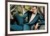 Portrait du Marquis d'Afflitto-Tamara de Lempicka-Framed Premium Giclee Print