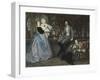 Portrait du marquis et de la marquise de Miramon et de leurs enfants-James Tissot-Framed Giclee Print