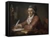 Portrait du médecin Alphonse Leroy-Jacques-Louis David-Framed Stretched Canvas