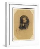 Portrait du peintre Antoine Alphonse Montfort-Paul Delaroche-Framed Giclee Print