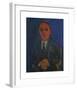 Portrait Du Poète François Berthault-Raoul Dufy-Framed Premium Giclee Print