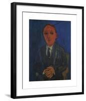 Portrait Du Poète François Berthault-Raoul Dufy-Framed Premium Giclee Print