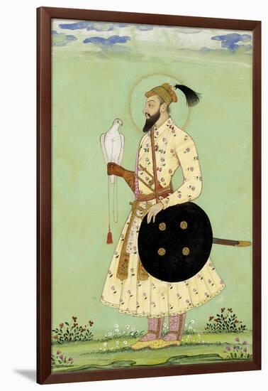 Portrait du prince Mohammed Uu Azzam Shah Alem-null-Framed Giclee Print