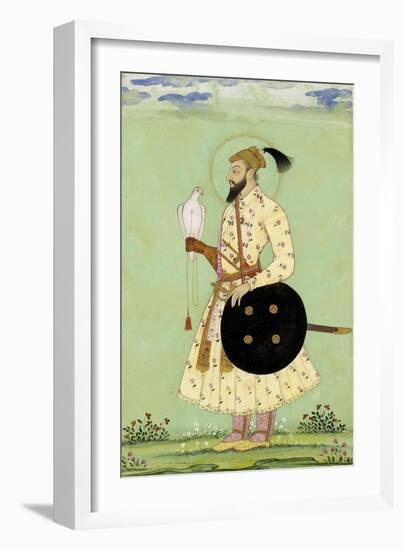 Portrait du prince Mohammed Uu Azzam Shah Alem-null-Framed Giclee Print