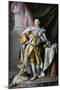 Portrait Du Roi George III (1738-1820) Roi D'angleterre En Tenue De Couronnement  Peinture D'allan-Allan Ramsay-Mounted Giclee Print
