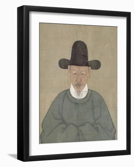 Portrait du vénérable Zhen Zhai-null-Framed Giclee Print