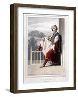Portrait, Du Vues Et De Costumes Grecs Et Ottomans from Voyage a Athenes Et a Constantinople, 1825-Louis Dupré-Framed Giclee Print