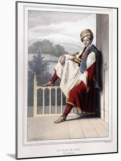 Portrait, Du Vues Et De Costumes Grecs Et Ottomans from Voyage a Athenes Et a Constantinople, 1825-Louis Dupré-Mounted Giclee Print