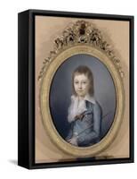 Portrait en buste de Louis XVII (1785-1795), représenté Dauphin-Alexandre Kucharski-Framed Stretched Canvas