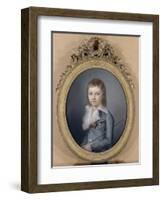 Portrait en buste de Louis XVII (1785-1795), représenté Dauphin-Alexandre Kucharski-Framed Giclee Print