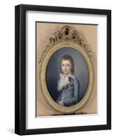 Portrait en buste de Louis XVII (1785-1795), représenté Dauphin-Alexandre Kucharski-Framed Giclee Print