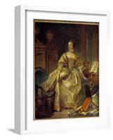 Portrait En Pied De Jeanne Antoinette Poisson, Marquise De Pompadour (Dit Madame De Pompadour, 1722-Francois Boucher-Framed Giclee Print