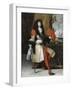 Portrait en pied de Louis XIV (1638-1715), roi de France et de Navarre-Claude Lefebvre-Framed Giclee Print