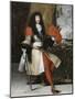 Portrait en pied de Louis XIV (1638-1715), roi de France et de Navarre-Claude Lefebvre-Mounted Giclee Print