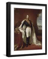 Portrait en pied de Napoléon III-Franz Xaver Winterhalter-Framed Giclee Print