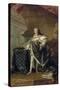 Portrait en pied vers 1723-1729 en grand manteau royal-Jean Baptiste Van Loo-Stretched Canvas