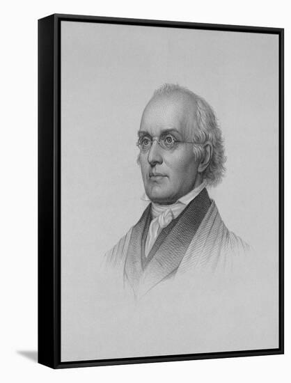 Portrait Engraving of Joseph Story-null-Framed Stretched Canvas