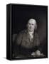 Portrait Engraving of Robert Morris-null-Framed Stretched Canvas